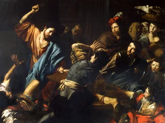Christus verdrijft de geldwisselaars uit de tempel